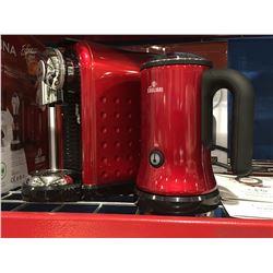 CAFFE CAGLIARI CARINA ESPRESSO STATION/ESPRESSO CAPSULE COFFEE MACHINE (RED)