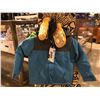Image 1 : BURTON BOYS MINI-SHRED AMPED JACKET - SIZE 3T BLUE & BLACK - BLUE WITH DAKINE YELLOW MITTENS