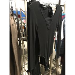 3 PAIRS OF LADIES BLACK PANTS & 1 MINT SHIRT