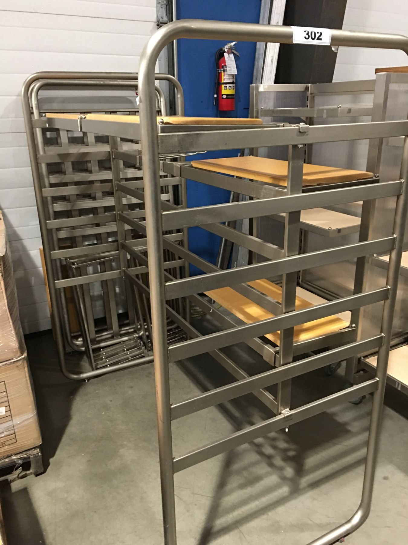 Unassembled Display Unit 3 DOUBLE SIDED SHELVING DISPLAY UNITS - 1 ASSEMBLED - 2 UNASSEMBLED