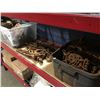 Image 1 : SHELF LOT OF HEAVY-DUTY CINCH DOWNS/LOAD STRAPS & TIRE CHAINS