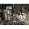 Image 1 : 8 PCE ALUMINUM COMMERCIAL COOKWARE SET