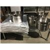 Image 1 : 11 NEW COMMERCIAL BAKING TRAYS, 2 DOUBLE BOILERS & 2 STAINLESS STEEL INSERTS