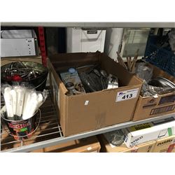 SHELF LOT OF ASSTD NEW FOOD INDUSTRY EQUIPMENT