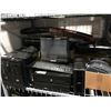 Image 1 : SHELF LOT FULL OF ASSTD POINT OF SALE EQUIPMENT, KEYBOARDS/COMPUTERS/CASH BOXES MISC. ETC. (ALL HARD