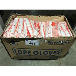 BOX FULL LDPE FOOD INDUSTRY GLOVES