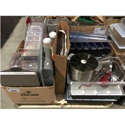 PALLET LOT OF ASSTD COMMERCIAL RESTAURANT/FOOD IND. EQUIPMENT