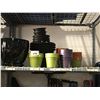 Image 1 : SHELF LOT FULL OF CERAMIC & PLASTIC PLANTERS