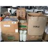 Image 1 : PALLET LOT OF ASSTD FOOD IND. FOOD PACKAGING & TAKE-OUT CONTAINERS