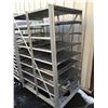 Image 2 : APPROX. 3' X 5' ALUMINUM COMMERCIAL FOOD IND.  ROLLING RACK