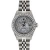 Image 2 : Rolex Ladies Stainless Steel Quickset MOP Diamond Datejust Wristwatch