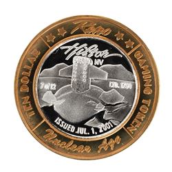 .999 Silver Hilton Reno, Nevada $10 Casino Limited Edition Gaming Token