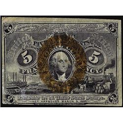 March 3, 1863 Second Issue Five Cent Fractional Currency Note