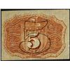 Image 2 : March 3, 1863 Second Issue Five Cent Fractional Currency Note