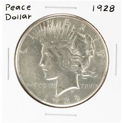 1928 $1 Peace Silver Dollar Coin