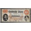 Image 1 : 1861 $10 Confederate States of America Note T-24