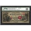 Image 1 : 1875 $5 Manufacturers NB Boston, MA CH# 2111 National Currency Note PMG Very Fine 20