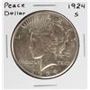 Image 1 : 1924-S $1 Peace Silver Dollar Coin