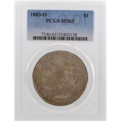 1883-O $1 Morgan Silver Dollar Coin PCGS MS63