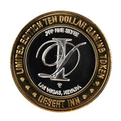 .999 Silver Desert Inn Las Vegas, Nevada $10 Limited Edition Gaming Token
