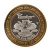 Image 1 : .999 Silver Flamingo Hilton Las Vegas, Nevada $10 Casino Limited Edition Gaming Token