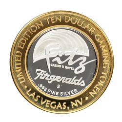 .999 Silver Fitzgeralds Casino & Hotel Las Vegas, NV $20 Limited Edition Gaming Token
