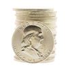 Image 1 : Roll of (20) Brilliant Uncirculated 1961-D Franklin Half Dollar Coins