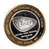 Image 1 : .999 Silver Plaza Las Vegas, NV $10 Casino Limited Edition Gaming Token