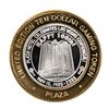 Image 2 : .999 Silver Plaza Las Vegas, NV $10 Casino Limited Edition Gaming Token