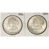 Image 1 : Lot of (2) 1886 $1 Morgan Silver Dollar Coins