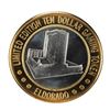 Image 2 : .999 Silver Eldorado Hotel and Casino $10 Casino Gaming Token Limited Edition