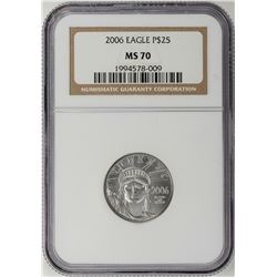 2006 $25 Platinum American Eagle Coin NGC MS70
