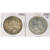 Image 1 : Lot of 1935 & 1935-S $1 Peace Silver Dollar Coins