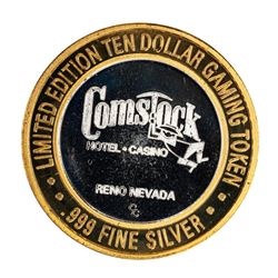 .999 Fine Silver Comstock Hotel & Casino Reno, NV $10 Limited Edition Gaming Token