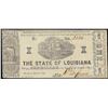 Image 1 : 1864 $1 State of Louisiana Obsolete Note