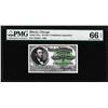Image 1 : 1893 World's Columbian Exposition Ticket Lincoln PMG Gem Uncirculated 66EPQ