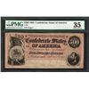 Image 1 : 1864 $500 Confederate States of America Note T-64 PMG Choice Very Fine 35