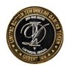 Image 1 : .999 Silver Desert Inn Las Vegas, Nevada $10 Limited Edition Gaming Token