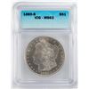 Image 1 : 1880-S $1 Morgan Silver Dollar Coin ICG MS63