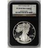 Image 1 : 1997-P $1 Proof American Silver Eagle Coin NGC PF70 Ultra Cameo Black Core