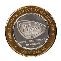 .999 Silver Plaza Las Vegas, NV $10 Casino Limited Edition Gaming Token