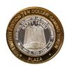 Image 2 : .999 Silver Plaza Las Vegas, NV $10 Casino Limited Edition Gaming Token