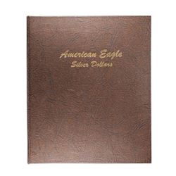 Lot of 1986-2008 $1 Proof American Silver Eagle Coins in Dansco Book