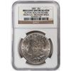 Image 1 : 1887 $1 Morgan Silver Dollar Coin NGC Brilliant Uncirculated