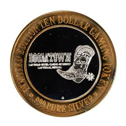 .999 Silver Boomtown Las Vegas, NV $10 Casino Limited Edition Gaming Token