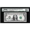Image 1 : 1974 $1 Federal Reserve Note PMG About Uncirculated 58EPQ Courtesy Autograph