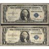 Image 1 : Pair of 1935A $1 R & S Experimental Silver Certificate Notes