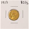Image 1 : 1913 $2 1/2 Indian Head Quarter Eagle Gold Coin
