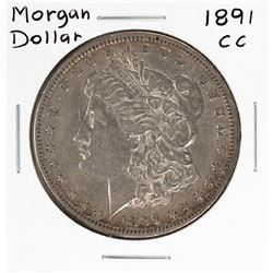 1891-CC $1 Morgan Silver Dollar Coin