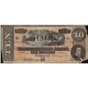 Image 1 : 1864 $10 Confederate States of America Note